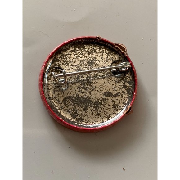 Vintage VOTE JUDGE CRANE Election Pinback Pin Button - Picture 3 of 3